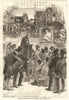 Picture auction at Christie & Manton's, King Street, St. James's. London 1856