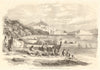 Lazzaroni on the shore of the Bay of Naples - sketched by S. Read. Italy 1856