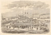 Volunteer games at Liverpool. Athletics 1862 old antique vintage print picture