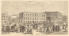 The new Oriental Bank & Share-Market, Bombay (Mumbai) . India 1865 old print