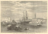 The Peninsular & Oriental Co. 's new steamer line from Venice 1872 old print