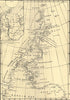 The Arctic expedition: Smith Sound route to the North Polar Sea 1875 old map