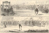 Highland Games. Campbell Blythswood. Albert-Gate Shot putt Hammer 1888 print