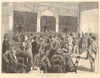 The stock exchange at Buenos Aires, Argentine Republic. Finance 1893 old print