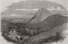 RIO DE JANEIRO. View of the bay, from the Emperor heights near Petropolis 1868