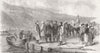 UKRAINE. Sutlers Wharf, Balaklava 1855 old antique vintage print picture