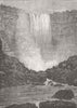 GUYANA. Kaieteur Falls, Guyana 1873 old antique vintage print picture