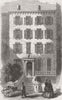 YORKS. Fenians. HQ of Fenian Brotherhood at New York 1865 old antique print