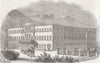 GREECE. New Royal Palace, Athens 1843 old antique vintage print picture