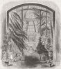 LONDON. Central Pavilion of Conservatory, Chiswick 1846 old antique print