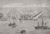 VIETNAM. Newly-opened port of Saigon, Kochi China 1860 old antique print