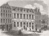 FRANCE. New Façade of School Fine Arts, Paris 1861 old antique print picture