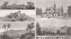 FRANCE. Hyeres. Ermitage Chapel; Chateau 1885 old antique print picture