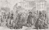 MILITARIA. Gt naval review-No Beds() 1856 old antique vintage print picture