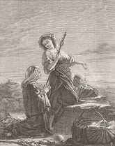 ITALY. Pilgrims in sight of Rome 1865 old antique vintage print picture