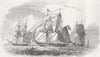 SHIPS. Experimental Brigs. Daring; Flying-Fish 1851 old antique print picture
