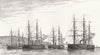 PLYMOUTH SOUND. German ironclad fleet Deutschland;Friedrich Karl;Kronprinz 1876