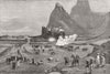 AFGHANISTAN. Afghanistan-A Parting shot at Kandahar 1881 old antique print