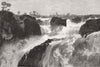 BRAZIL. Paulo Affonso falls. Lowest fall, looking upwards 1881 old print
