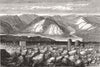 BEN NEVIS. Meteorological observatory Summit. Lochs Linnhe Eil 1881 old print