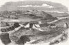 SCOTLAND. Destruct of Crinan Canal-at Dunardrie, looking east 1859 old print