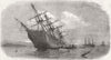 SHIPS. No Caption 1857 old antique vintage print picture