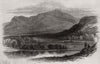 Lochnagar. Scotland 1848 old antique vintage print picture