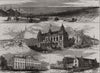 Sketches at Southport, Lancashire 1872 old antique vintage print picture