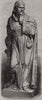 Statue of Sir Michael de la Pole, At Hull. Yorkshire 1871 old antique print