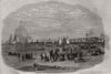 The Lowestoft Regatta. Suffolk 1850 old antique vintage print picture