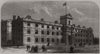 King Edward's Schools, Witley, Godalming. Surrey 1867 old antique print