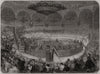 Paris Schiller Festival. Cirque de L'Imperatrice, Champs Elysees 1859 print