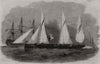 H. M. light-draught screw tenders (gun-boats) . Militaria 1855 old print