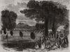 The Worcestershire Archery Society fete, at Sherridge Course, nr Worcester 1855