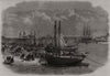 Laying the foundation-stone of the Hubberston Dock at Milford Haven. Wales 1864