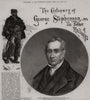 George Stephenson, by John Lucas. Railways. Northumberland 1881 old print