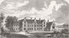 LONDON. The Godolphin School, Hammersmith 1862 old antique print picture