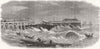 NORFOLK. Wreck at Britannia Pier, Yarmouth 1868 old antique print picture
