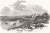 IRELAND. Telegraph cable. Terminus near Donaghadee 1853 old antique print