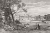 SCOTLAND. Hamilton Palace, seat of Duke of Hamilton 1882 old antique print