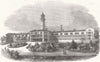 LONDON. Central London District Schools, Hanwell 1856 old antique print