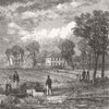 FARMING. The Sewage Farm 1868 old antique vintage print picture