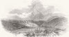 SCOTLAND. Queen's 2nd visit to Scotland. Glen Tilt 1844 old antique print