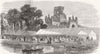 KIRKSTALL ABBEY. Visit of British Assn 1858 old antique vintage print picture