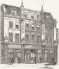 HOXTON. Britannia Theatre  1858 old antique vintage print picture
