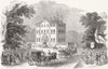 RENFREW. Prince of Wales, Polloc House(John Maxwell) 1859 old antique print
