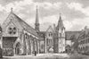 BUCKS. St Paul's College, Stony Stratford 1872 old antique print picture