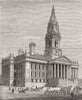 BOLTON. Royal visit to-new Town Hall 1873 old antique vintage print picture
