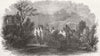 KENT. Chilham Castle Kent 1846 old antique vintage print picture