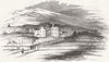 IRELAND. Derrynane Abbey 1846 old antique vintage print picture